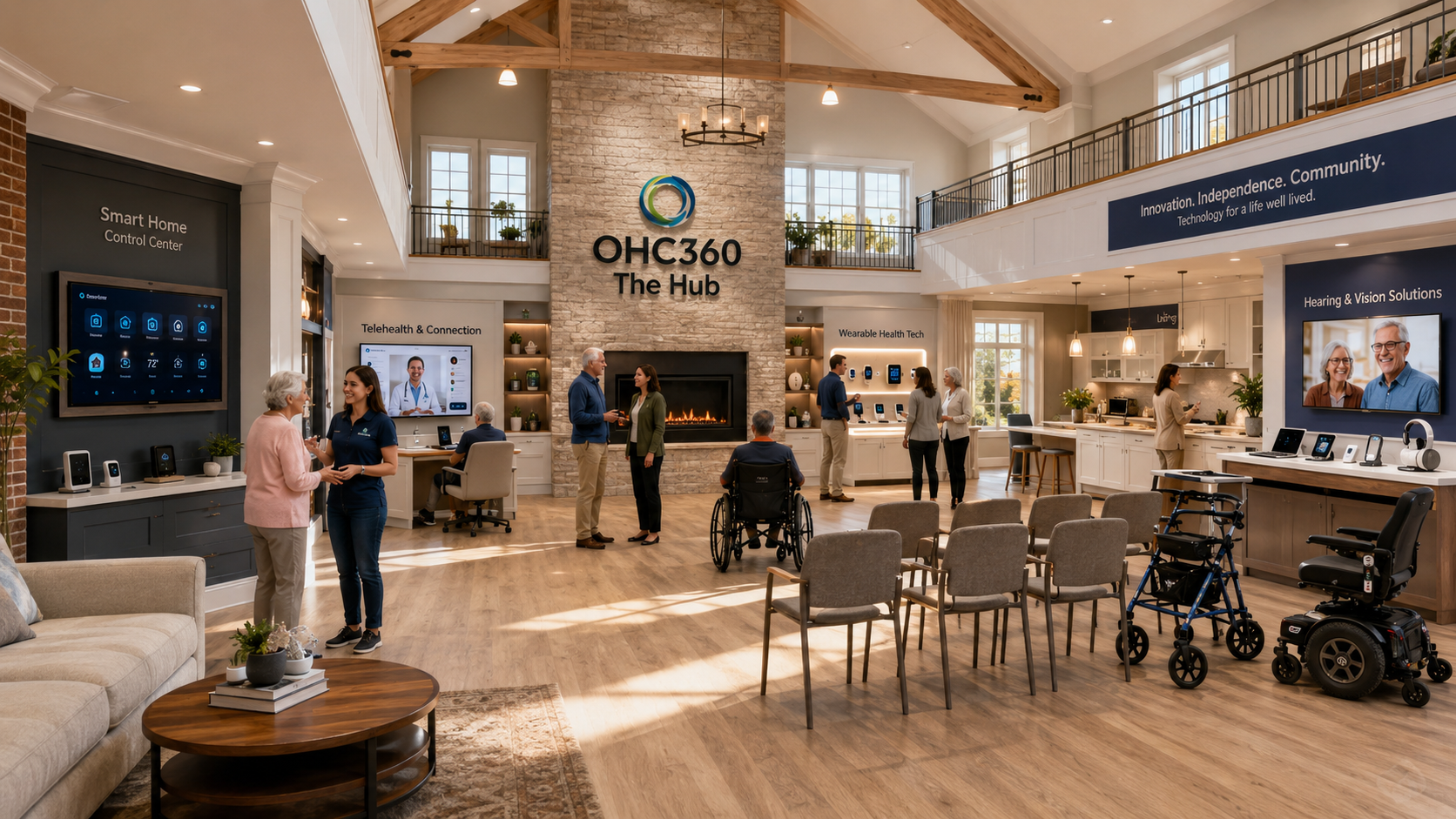 Tech Showcase interior